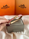 Браслет Hermes покриття золото 18К, фото 7