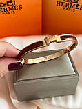 Браслет Hermes покриття золото 18К, фото 3