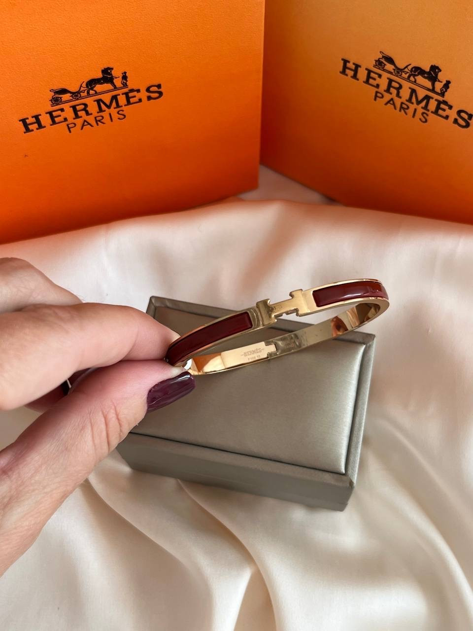 Браслет Hermes покриття золото 18К, фото 1
