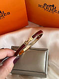Браслет Hermes покриття золото 18К, фото 7