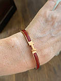 Браслет Hermes покриття золото 18К, фото 4