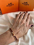 Браслет Hermes покриття золото 18К, фото 9