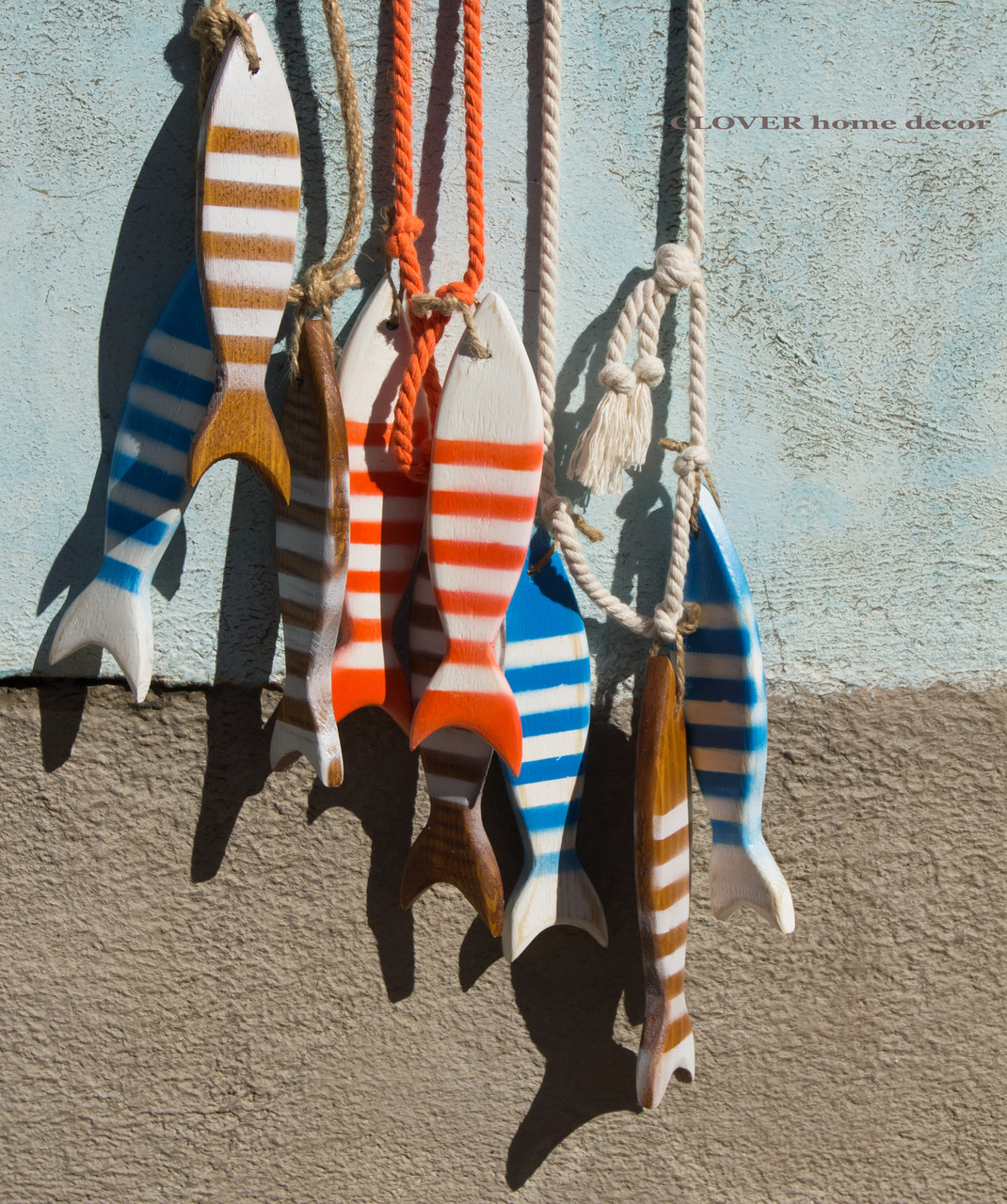 Дерев'яні рибки 9шт, фото 1