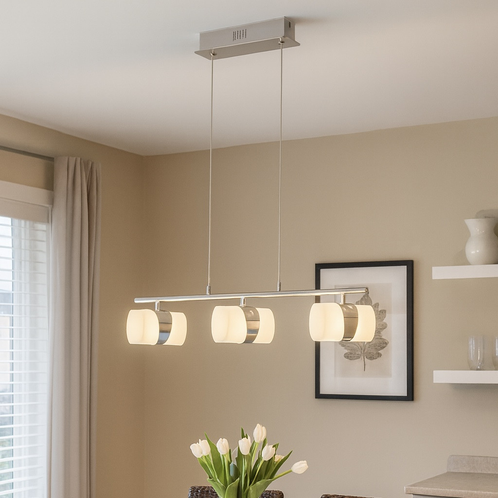 Підвісна світлодіодна Led люстра (BL-19004-3CH), фото 1