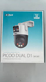 Вулична поворотна Wi-Fi камера Dahua DH-P5D-5F-PV (5+5 МП, 2.8+6 мм, нічне бачення, звук, тривога)