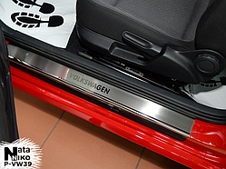 Захист порогів - накладки на пороги Volkswagen Beetle з 2013 р. (Premium)