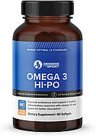 Designs for Sport Omega 3 Hi-Po / Омега 3 Хай-По високоефективний риб'ячий жир Омега-3 60 капсул