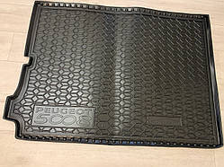 Килимок в багажник Peugeot 5008 з 2019 р. 5-місний (Avto-Gumm) пластік+гума