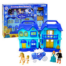 Дитячий ігровий набір двоповерховий ляльковий будиночок для іграшок Beauty My House My Dream BS866 (AHMD)