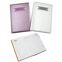 Щоденник ДАТОВАНИЙ 110025DL лінія === А5 (168аркушів) Шкіра крокодила