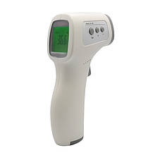 Безконтактний інфрачервоний термометр із дисплеєм зі звуковою індикацією GP-300 Сірий (YAB)