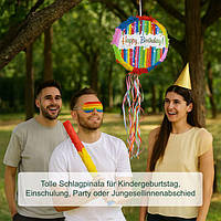 Набір піньят для дня народження з палицею та маскою