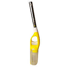 Побутова потужна кухонна запальничка з п'єзопідпалом ICQ Lighter XHG8803 Жовтий (AMN)