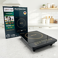 Індукційна варильна панель Rainberg RB-2281 Портативна 1 конфорка 3500 Вт Склокераміка Сенсорне керування