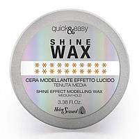Моделюючий віск для надання блиску середньої фіксації Helen Seward Quick & Easy Shine Wax, 100 мл