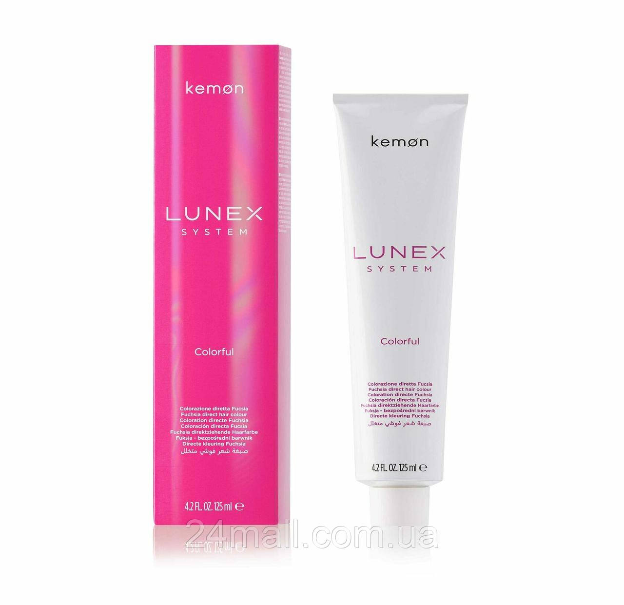 Прямий барвник із кондиціонером Kemon Colorful, Рожевий, 125 мл