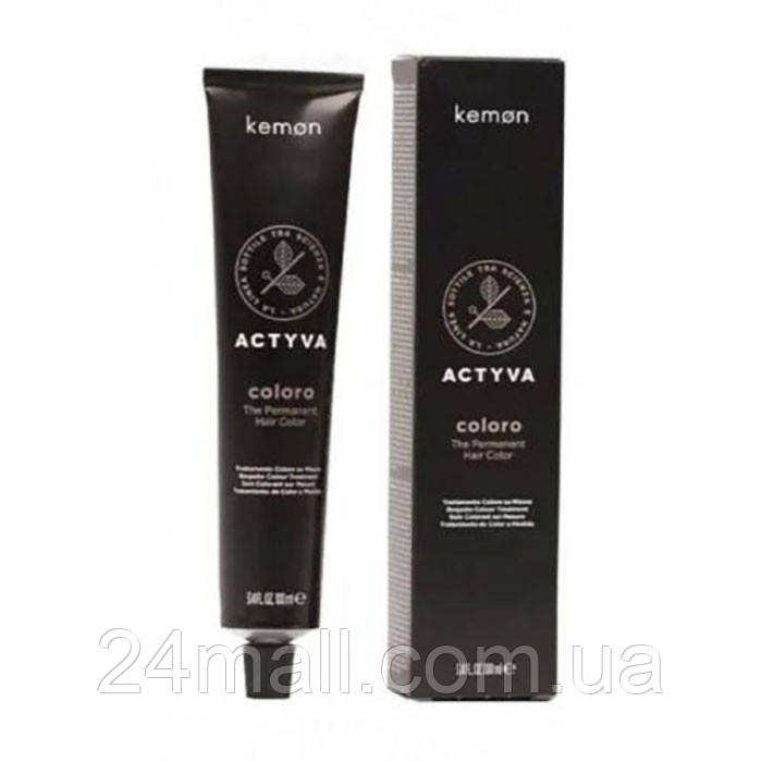 Перманентний фарбник з ефектом метал-детоксу Kemon Actyva Coloro Permanent, 10.3 Світлий блонд золотистий, 100 мл