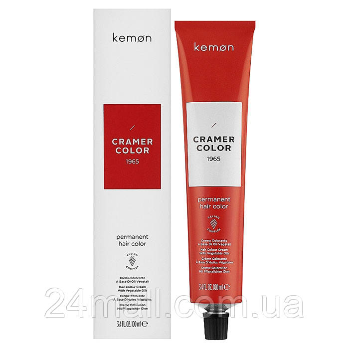 Стійкий мікропігментний фарбник на основі кокосової олії Kemon Cramer Color, 10/2 Матовый платиновий блонд, 100 мл