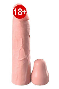 Насадка на пеніс Pipedream Fantasy X-tensions Elite бежева, 18 см