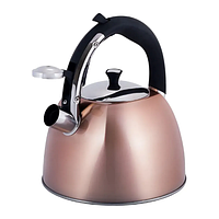 Чайник 3л з нержавіючої сталі зі свистком KAMILLE 0697