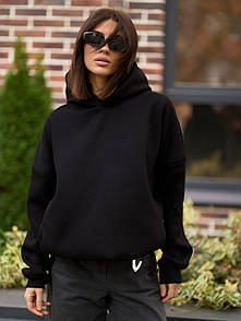 Худі жіночий - Чорний Oversize