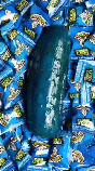Кислий огірок Van Holten's Warheads Pickle Extreme Sour Blue Raspberry 1шт, фото 5