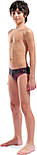 Плавки-сліпи для хлопчиків Arena DIM LIGHT SWIM BRIEFS чорний, кораловий Діт 128 см, фото 5
