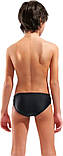 Плавки-сліпи для хлопчиків Arena DIM LIGHT SWIM BRIEFS чорний, кораловий Діт 164 см, фото 2