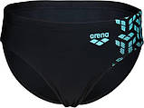 Плавки-сліпи для хлопчиків Arena KIKKO V SWIM BRIEFS GRAPHIC чорний, бірюзовий Діт 152 см, фото 6