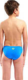 Плавки-сліпи для хлопчиків Arena POSEIDONIA SWIM BRIEFS блакитний, жовтий Діт 128 см, фото 5