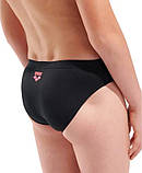 Плавки-сліпи для хлопчиків Arena POSEIDONIA SWIM BRIEFS чорний, кораловий Діт 128 см, фото 8