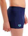 Плавки-шорти для хлопчиків Arena DIM LIGHT SWIM SHORT синій, бірюзовий Діт 140 см, фото 3