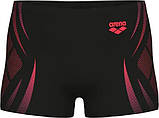 Плавки-шорти для хлопчиків Arena POSEIDONIA SWIM SHORT чорний, кораловий Діт 128 см, фото 6