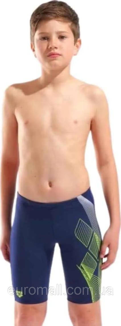 Плавки-шорти для хлопчиків Arena SEA WATER SWIM JAMMER синій, жовтий Діт 140 см, фото 1