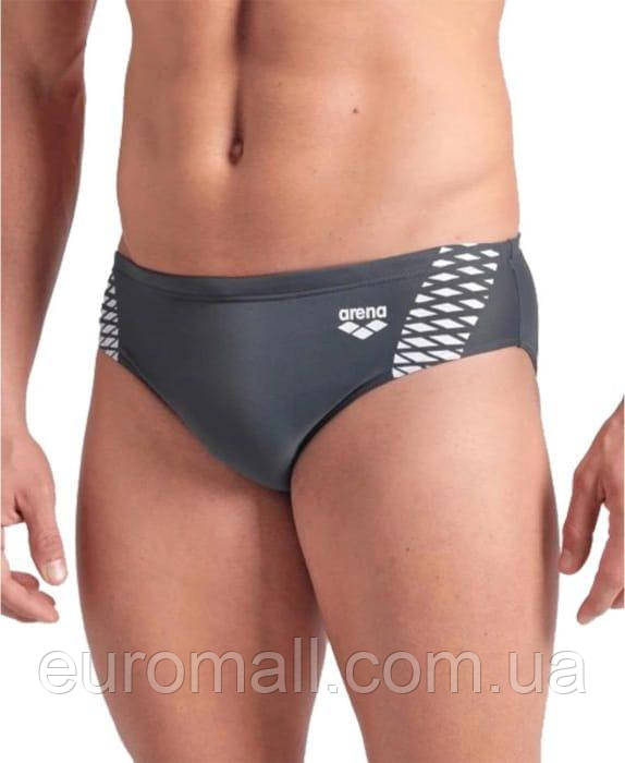 Плавки-сліпи для чоловіків Arena OPENINGS SWIM BRIEFS сірий, білий Чоловічий 105, фото 1