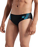 Плавки-сліпи для чоловіків Arena OPENINGS SWIM BRIEFS чорний, синій Чоловічий 105, фото 5