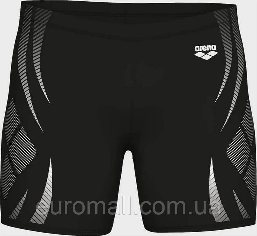 Плавки-шорти для чоловіків Arena POSEIDONIA SWIM MID JAMMER чорний, білий Чоловічий 105, фото 1