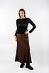 Спідниця максі в білизняному стилі коричнева  89052 (2000000155227), фото 2