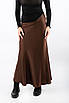 Спідниця максі в білизняному стилі коричнева  89052 (2000000155227), фото 3