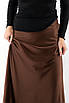 Спідниця максі в білизняному стилі коричнева  89052 (2000000155227), фото 5