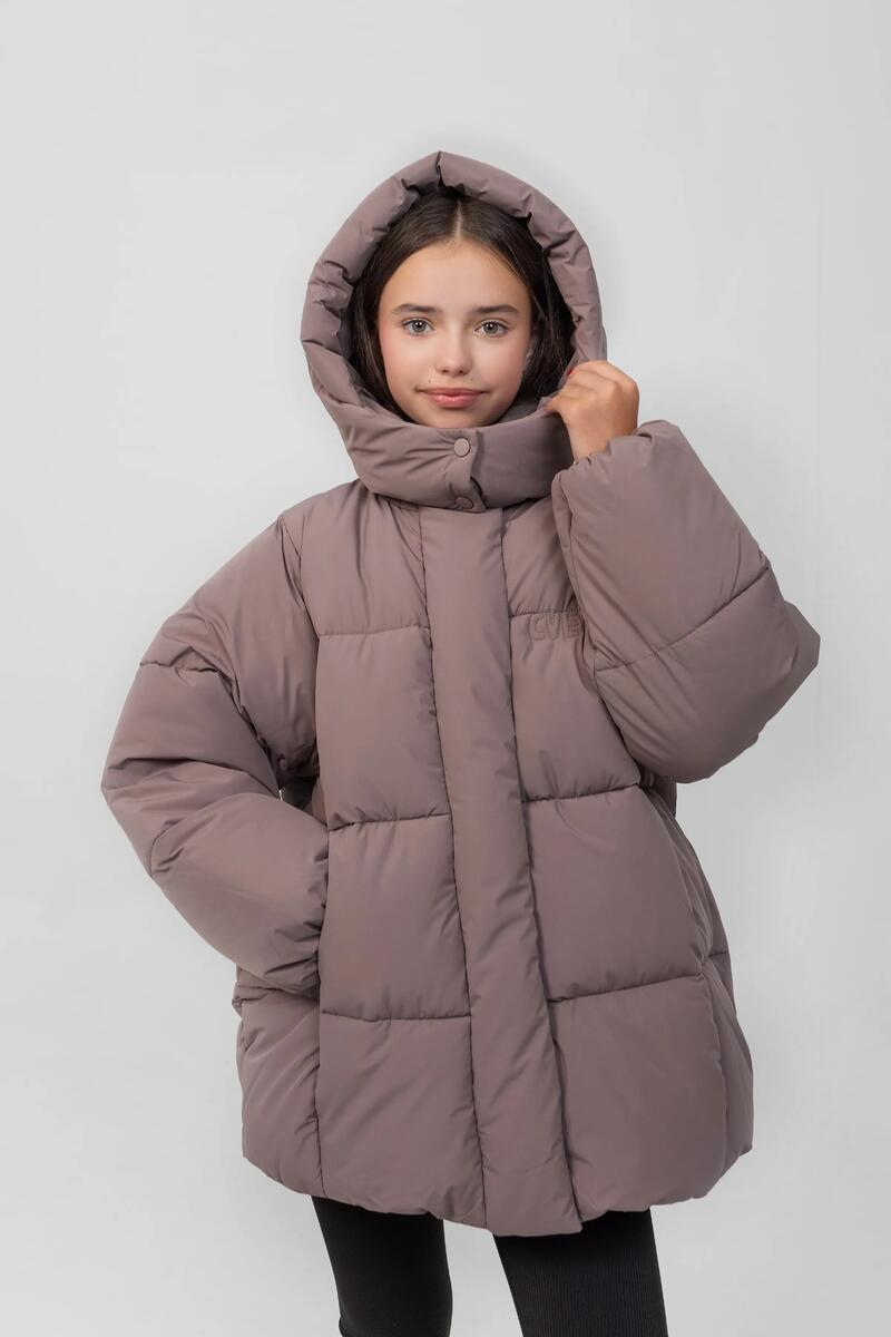 Дитячий зимовий пуховик на дівчинку Джаніс, розміри 128-158, фото 1
