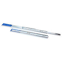 Меблева направляюча L=450mm з відкривання натисканням (Push to open) телескопічна повного висування Н=45 MULLER