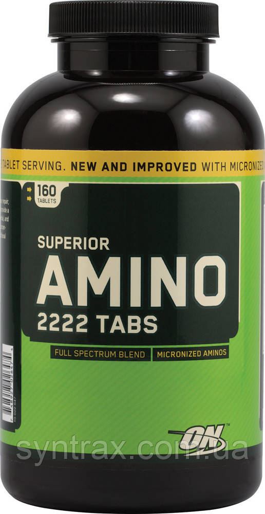 Superior Amino 2222 Optimum Nutrition 160 tabs.