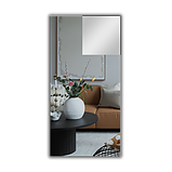 Дзеркало в алюмінієвій рамі 1200 х 600 мм., фото 2