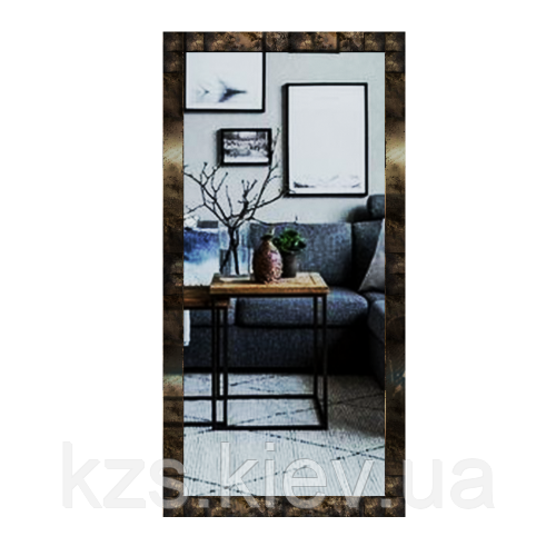 Дзеркало з декоративними накладками 1400 х 700 мм., фото 1