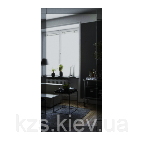 Дзеркало з декоративними накладками 800 х 600 мм., фото 1