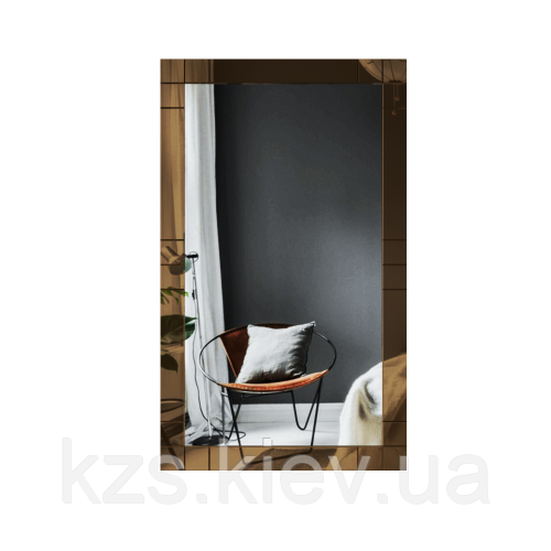 Дзеркало з декоративними накладками 1000 х 600 мм., фото 1