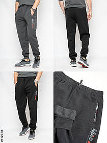 МІКС 6129 Спортивні штани чоловічі на манжеті на флісі котон норма (мікс кольорів 6 од: L,XL,2XL,3XL)