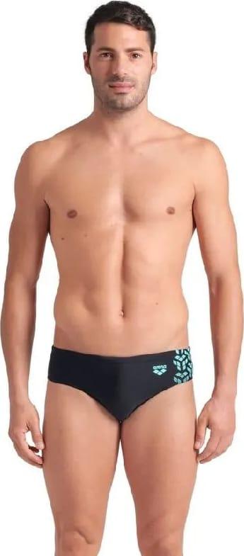 Плавки-сліпи для чоловіків Arena KIKKO V SWIM BRIEFS чорний, бірюзовий Чол 110 Акція, знижка