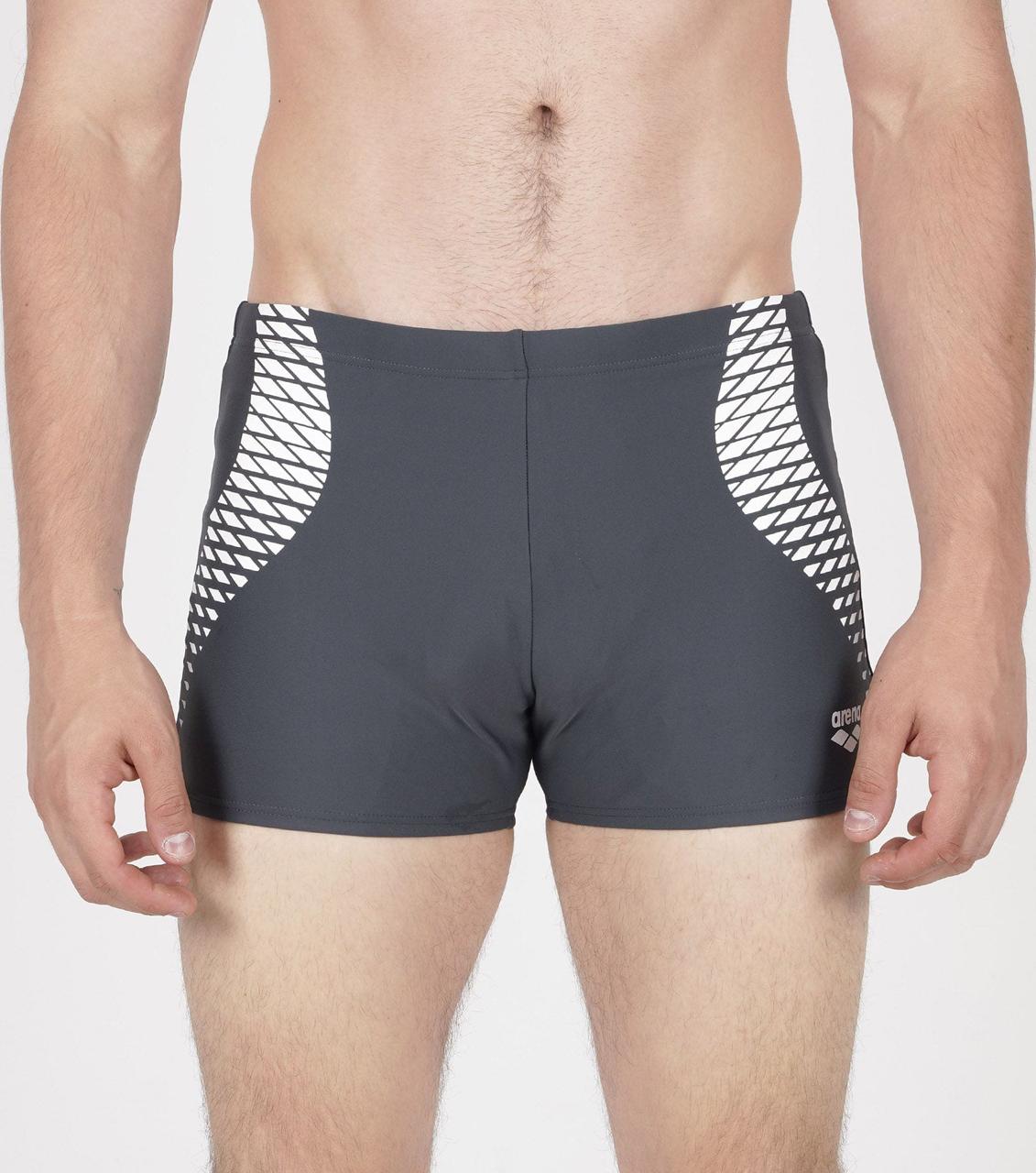 Плавки-шорти для чоловіків Arena OPENINGS SWIM SHORT сірий, білий Чол 85 Акція, знижка
